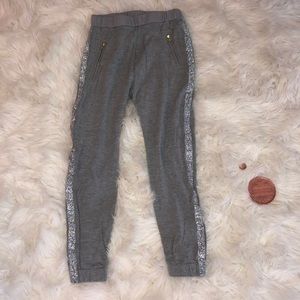 Grey Sparkle Sweatpants